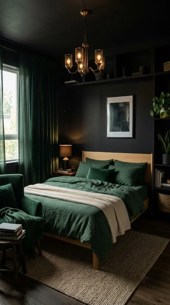 Black and Green Bedroom Ideas 9 Black and Green Bedroom Ideas