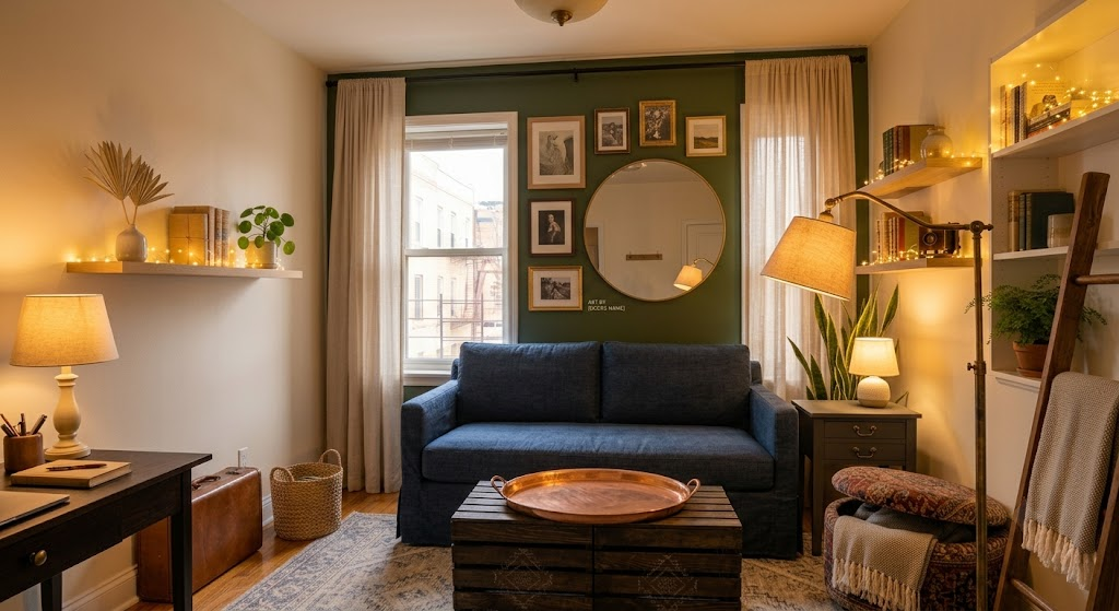 Small Living Room Ideas 6 Budget Lighting & Ambience
