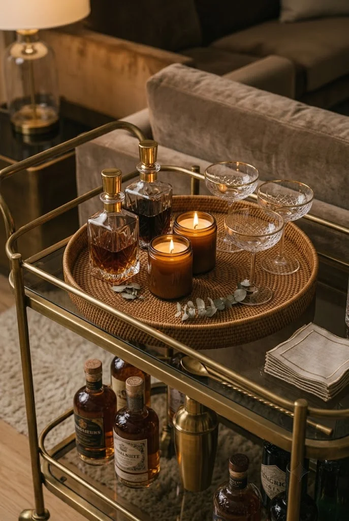 Coffee Table Candle Tray