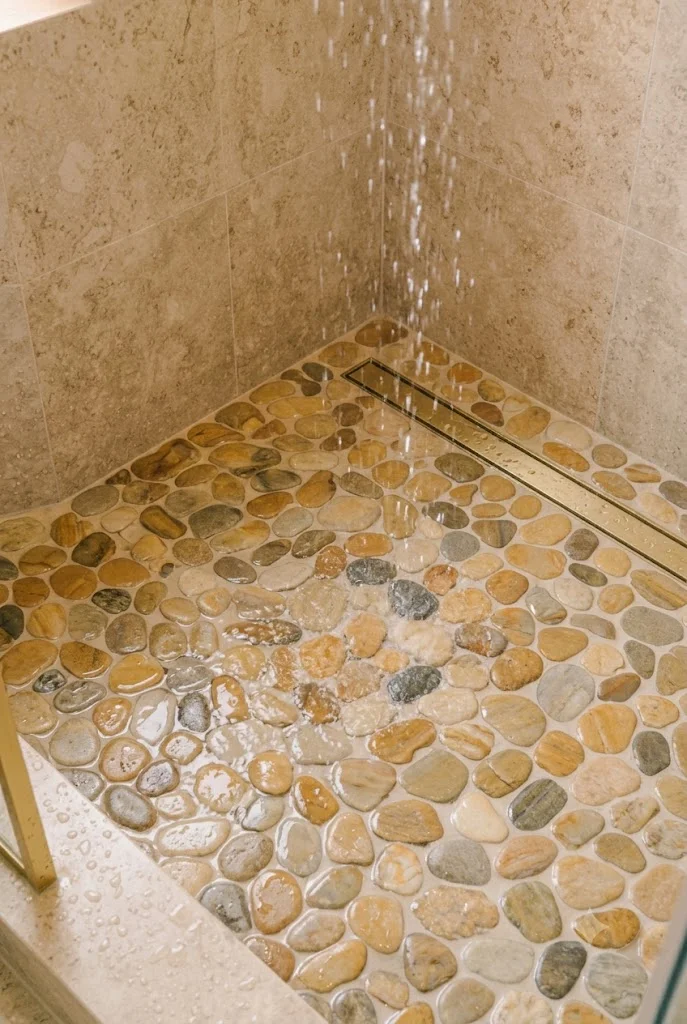 Corner Shower Ideas 11 Corner Shower with a Half Wall Instead of Full Glass