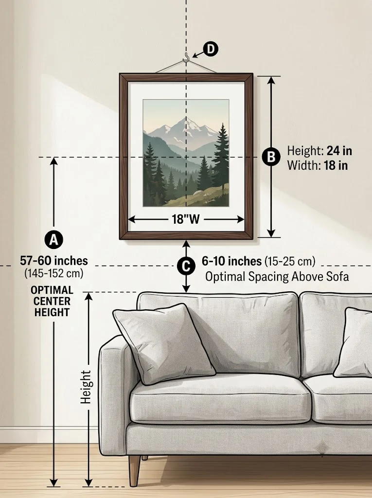20 Beautiful Wall Decor Living Room Ideas 2 Large Single Statement Piece