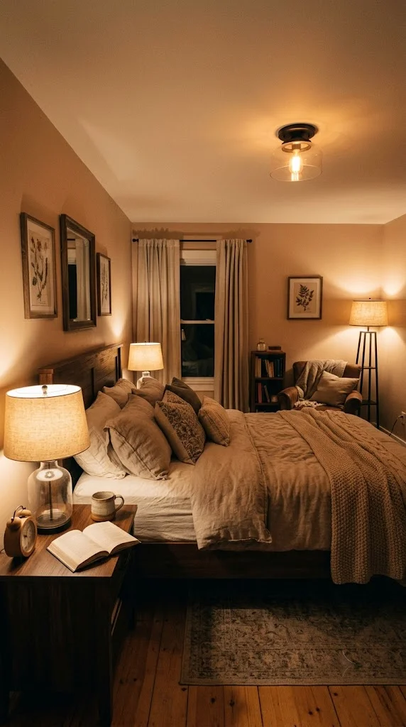 Layered Lighting Instead of a Single Overhead Fixture