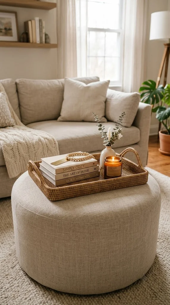 Ottoman Tray for Function and Style