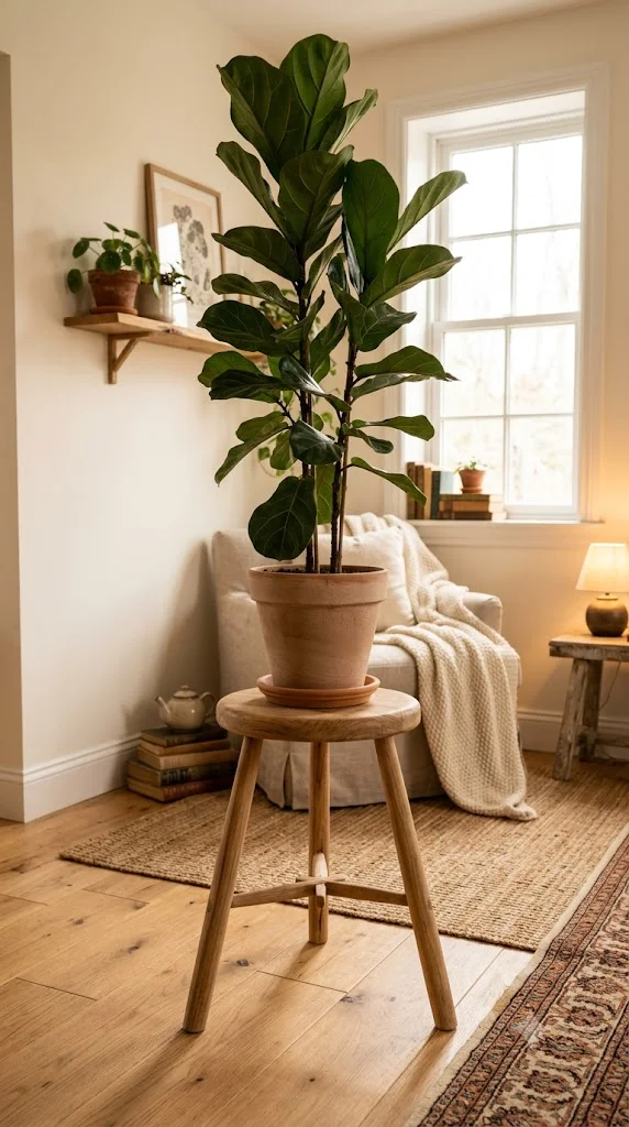 Repurposed Vintage Stool