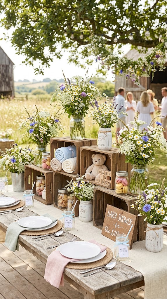 Rustic Wood Wildflower 1