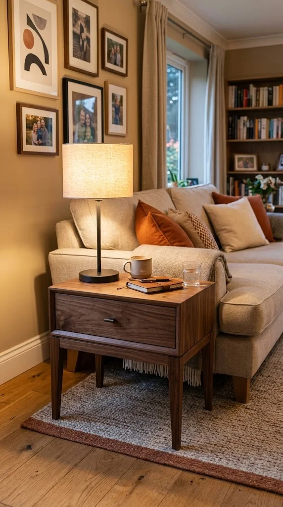 Living Room Side Table 6 Storage Side Table Drawers or Cabinet