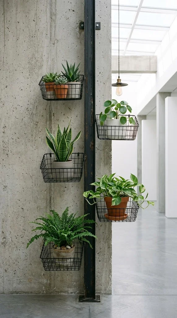 Wire Basket Vertical Stand