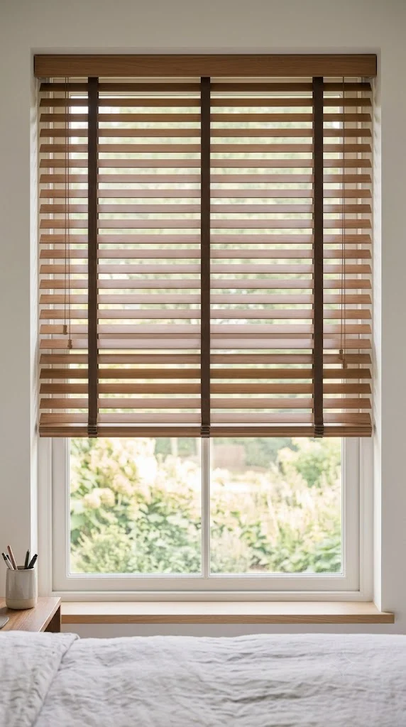 Wood or Faux Wood Blinds
