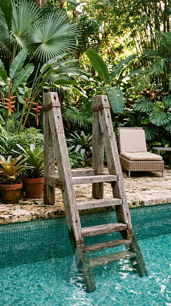 28 DIY Pool Ladder Ideas 5 image 1