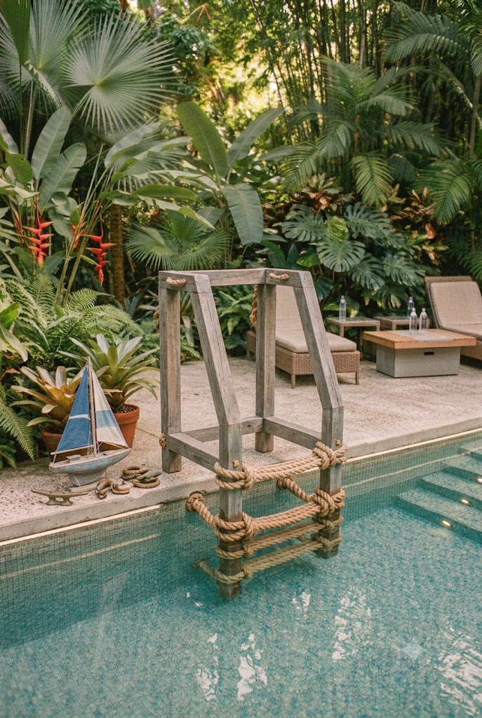 28 DIY Pool Ladder Ideas 15 image 11