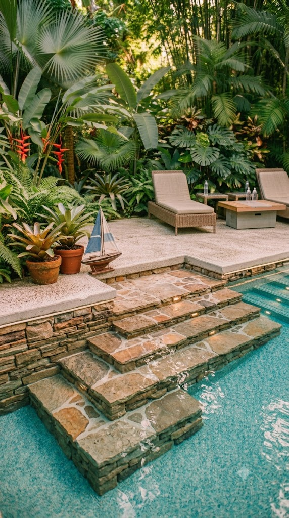 28 DIY Pool Ladder Ideas 18 image 15
