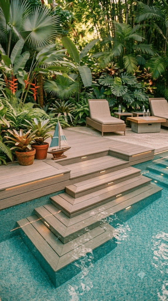 28 DIY Pool Ladder Ideas 19 image 16