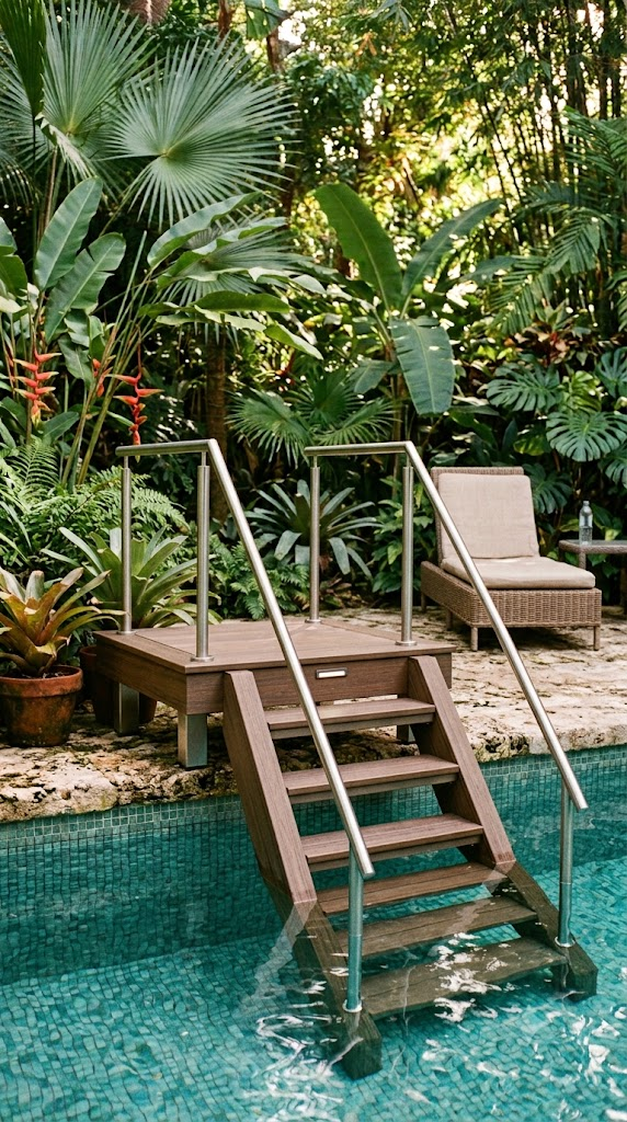 28 DIY Pool Ladder Ideas 6 image 2