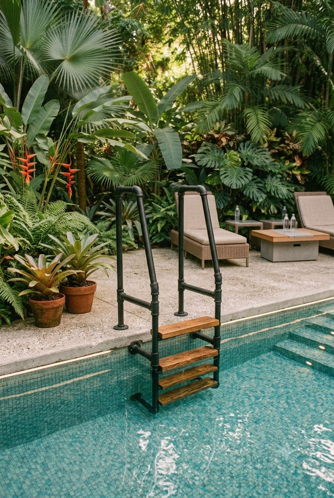 28 DIY Pool Ladder Ideas 10 image 6