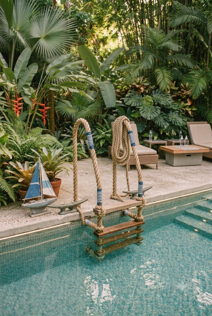 28 DIY Pool Ladder Ideas 13 image 9