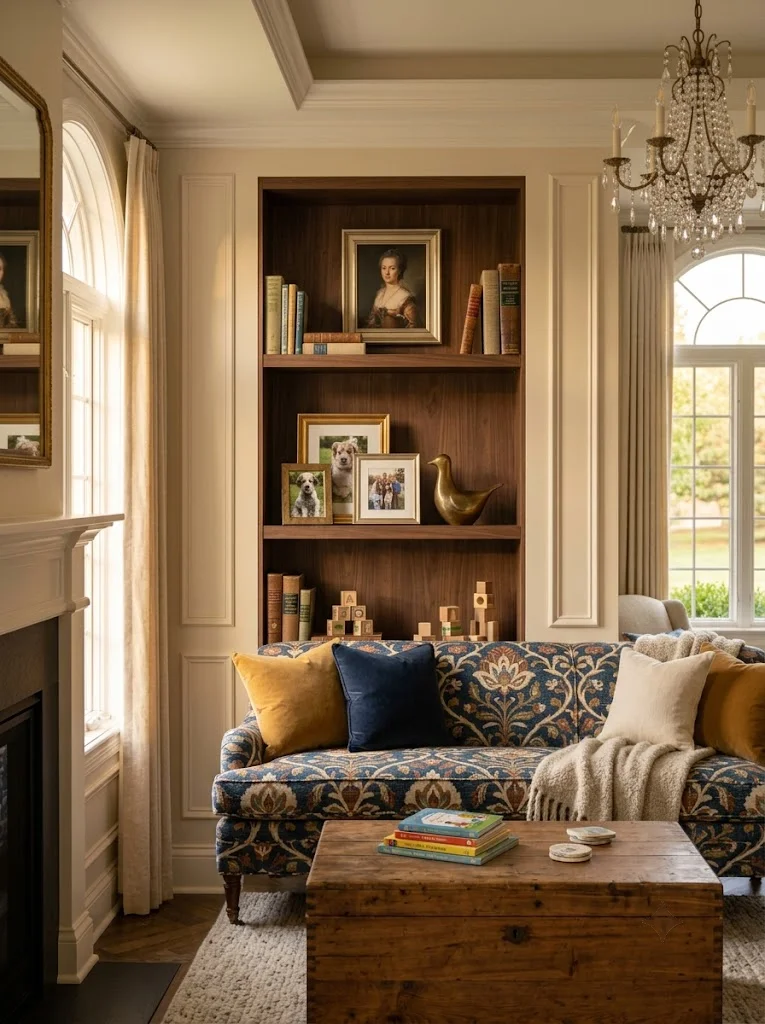 Choose Durable Fabrics for a Family Use Front Room 1