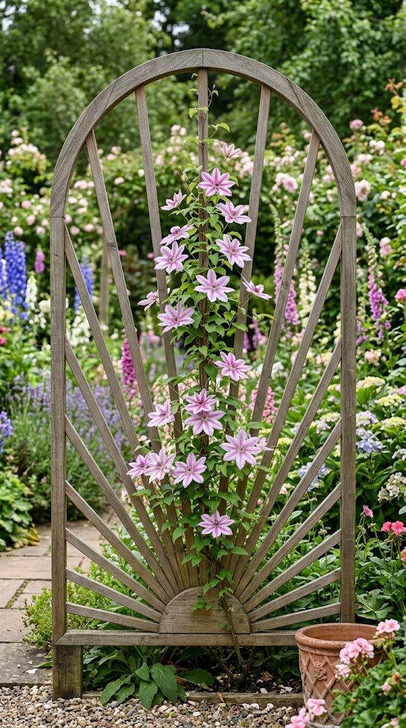 Fan Shaped Trellis