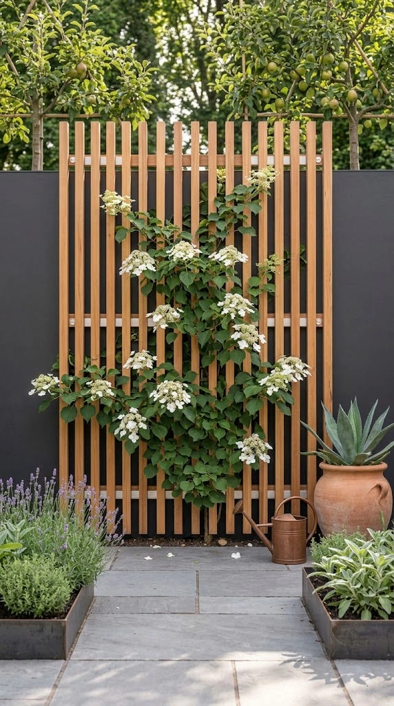 Floating Slat Modern Wall