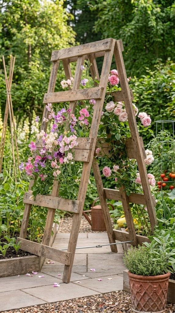 Folding Privacy Panel Trellis 1