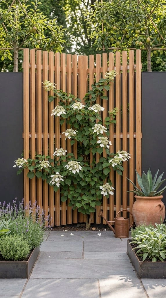 Raised Bed Attached Trellis 1
