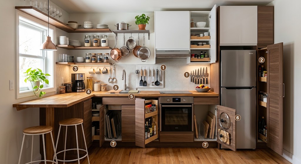 25 Small Kitchen Ideas 2026 3 Smart Storage Solutions