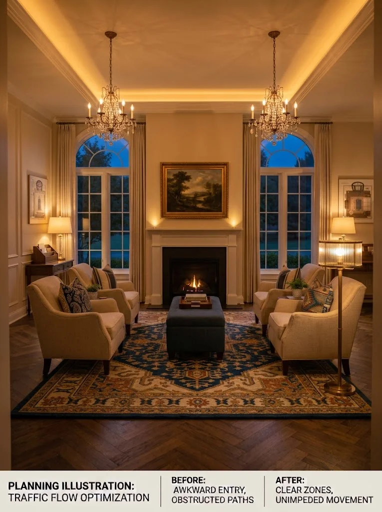 Use Layered Lighting for a Welcoming First Impression