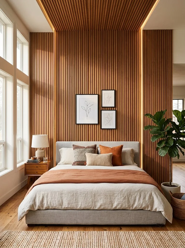 Wood Accent Panel Wall
