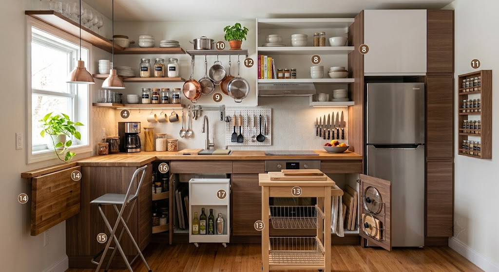 25 Small Kitchen Ideas 2026 5 Rolling Kitchen Island