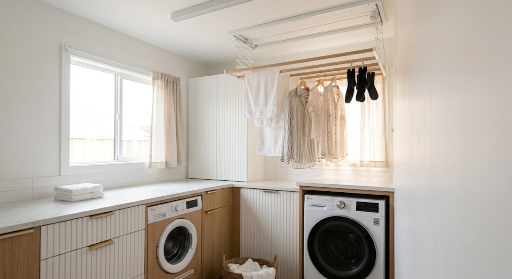 9. Ceiling Mounted Drying Rack