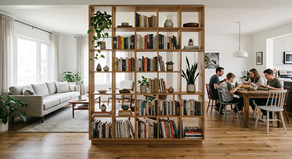 Bookshelf as a Room Divider