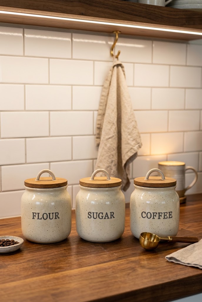 Ceramic Canisters for Baking Staples