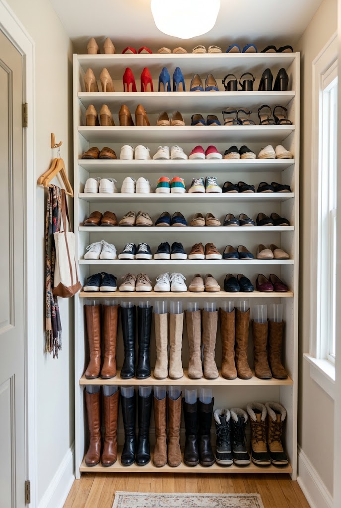 Create a Dedicated Shoe Wall