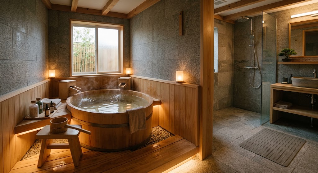 Deep Japanese Soaking Tub
