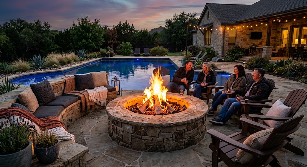 Fire Pit Feature