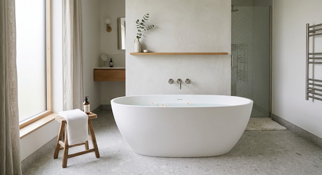 Freestanding Oval Tub