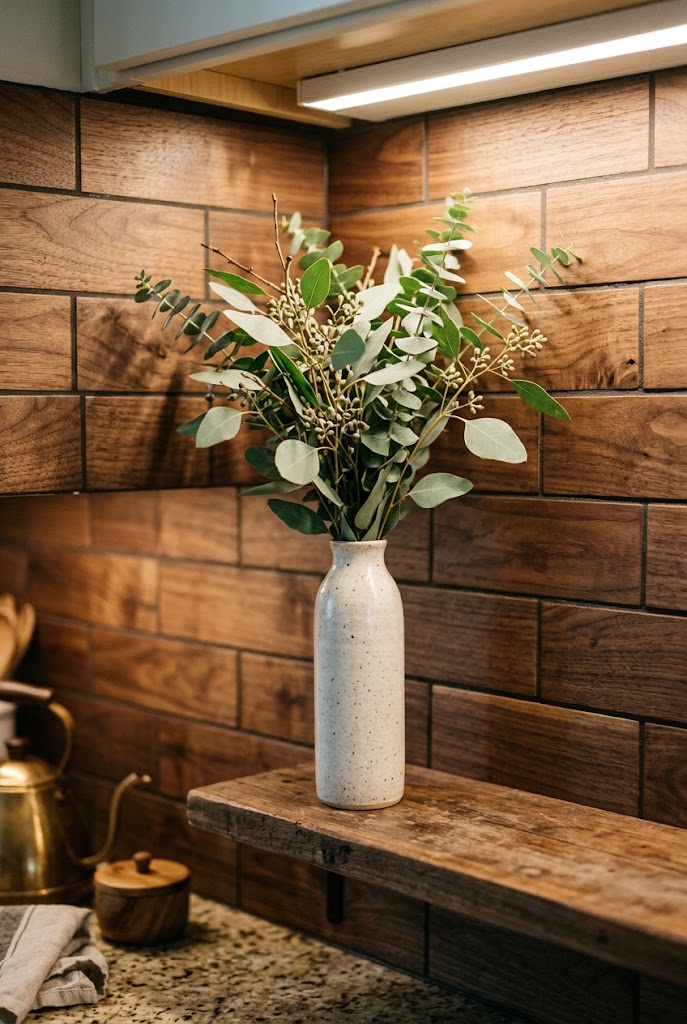 Fresh Greenery in a Simple Vase 1