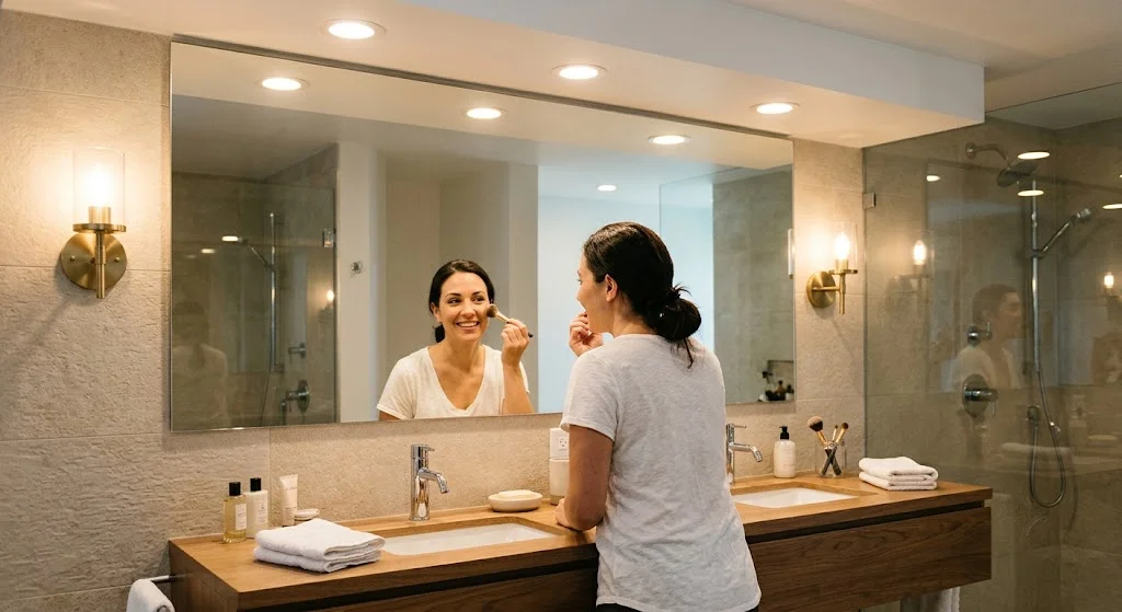 Layered Recessed and Wall Lighting
