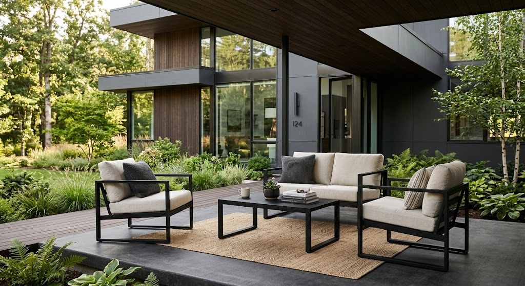 Modern Black Metal Furniture 1