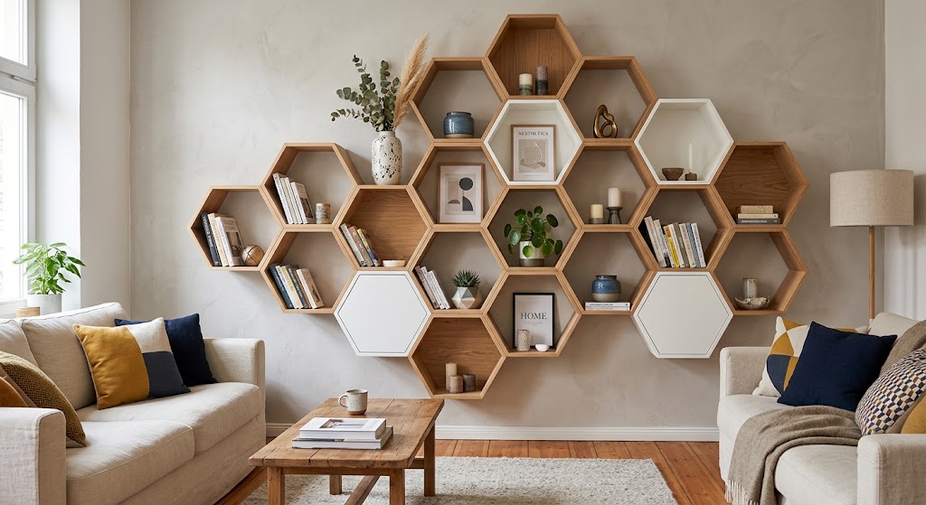 Modular Cube or Geometric Shelving