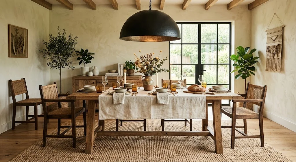 Natural Textural Materials Throughout