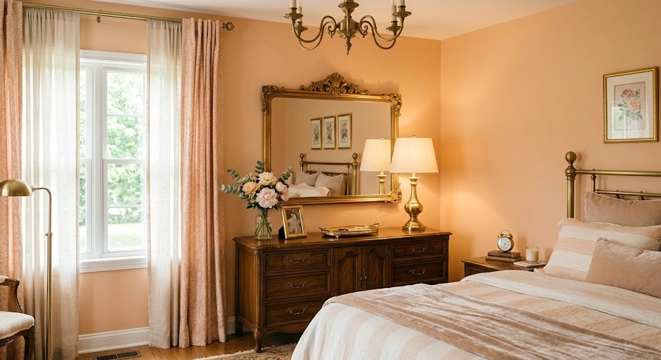 15 Peach Bedroom Ideas That Are Easy to Recreate