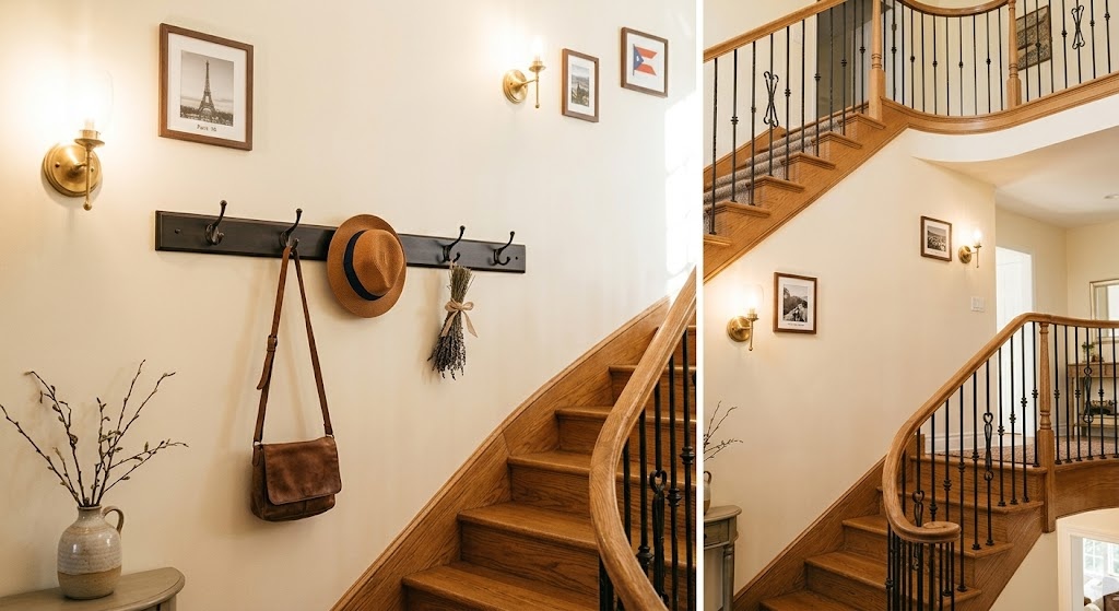 Rail Mounted Hooks for Function and Display