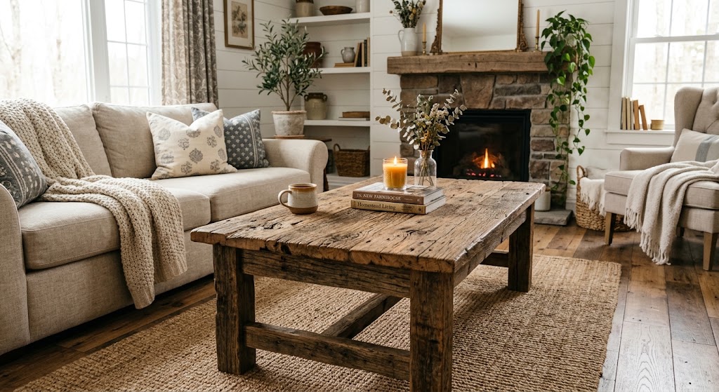 Reclaimed Wood Coffee Table 1