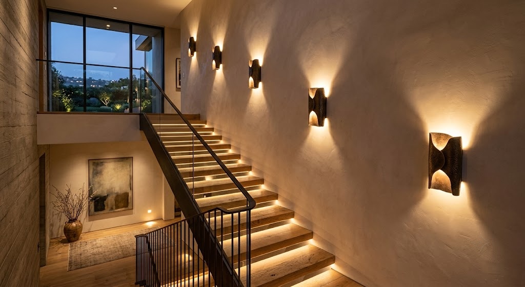 Sculptural Sconces for Layered Lighting