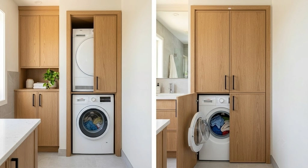 Stack the Washer and Dryer Vertically