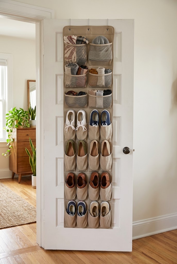 Turn the Back of the Door Into Storage