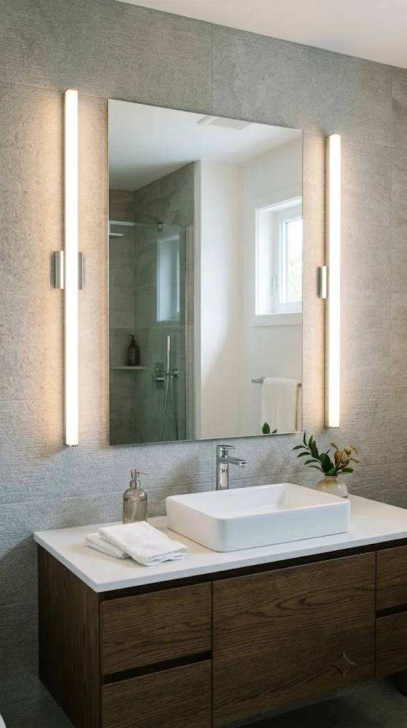 Vertical Light Bars on Each Side