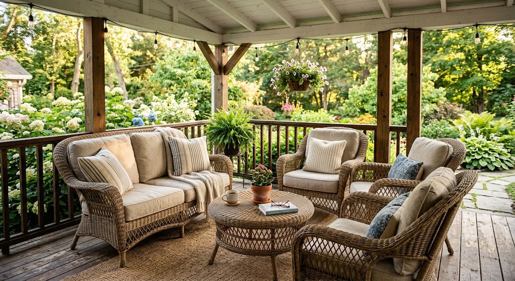 Wicker Seating Set 1