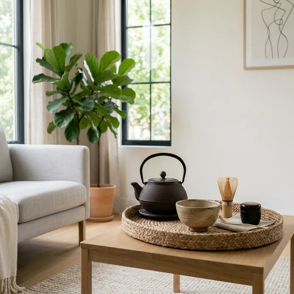 offee Table Styled for a Specific Ritual