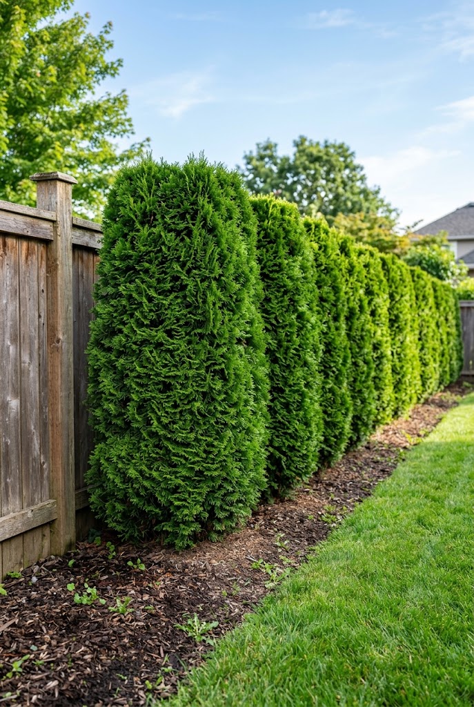 Evergreen Privacy Shrubs